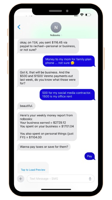 Nobooks - Contabilidad para solopreneurs a través de texto, no aplicaciones, sin estrés media 3