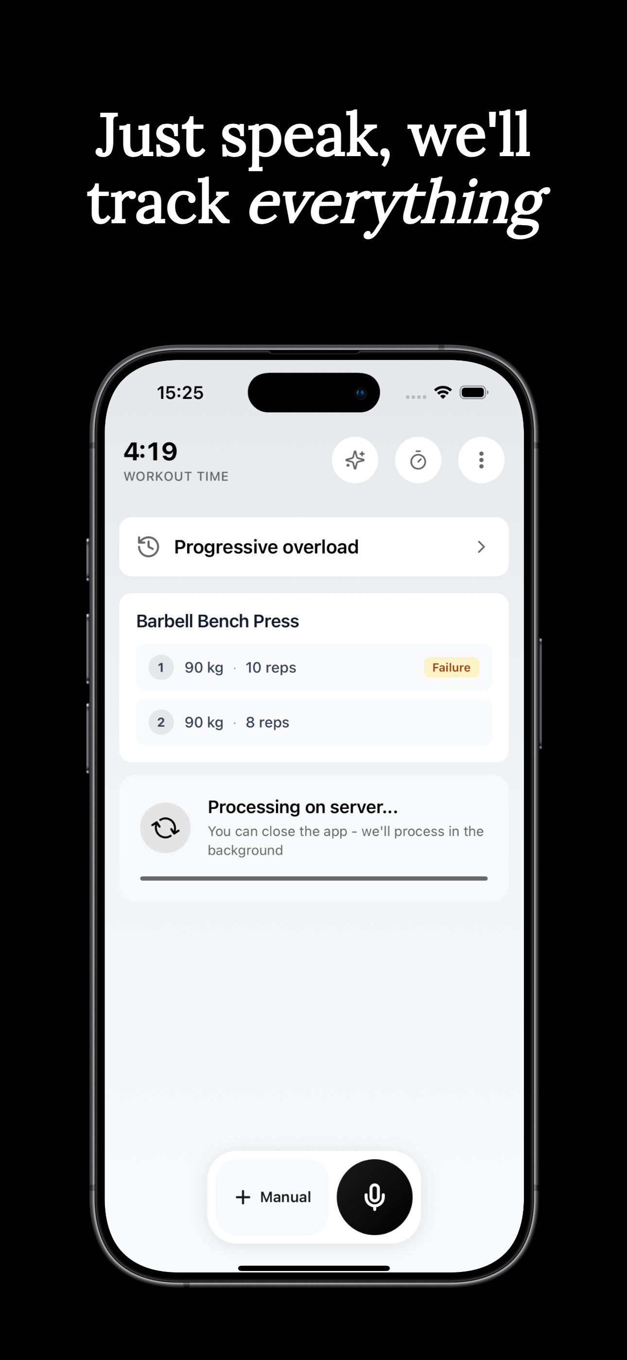 Liftly – Voice-Powered Workout Logging gallery image