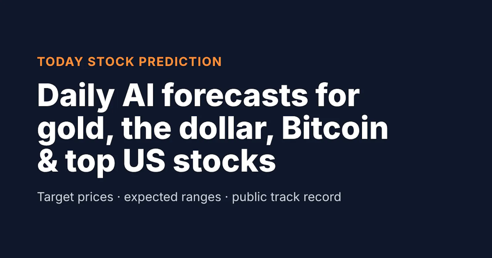 Today Stock Prediction screenshot 1