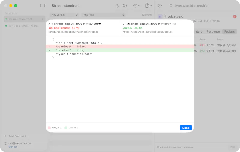 WebhookMon screenshot 5