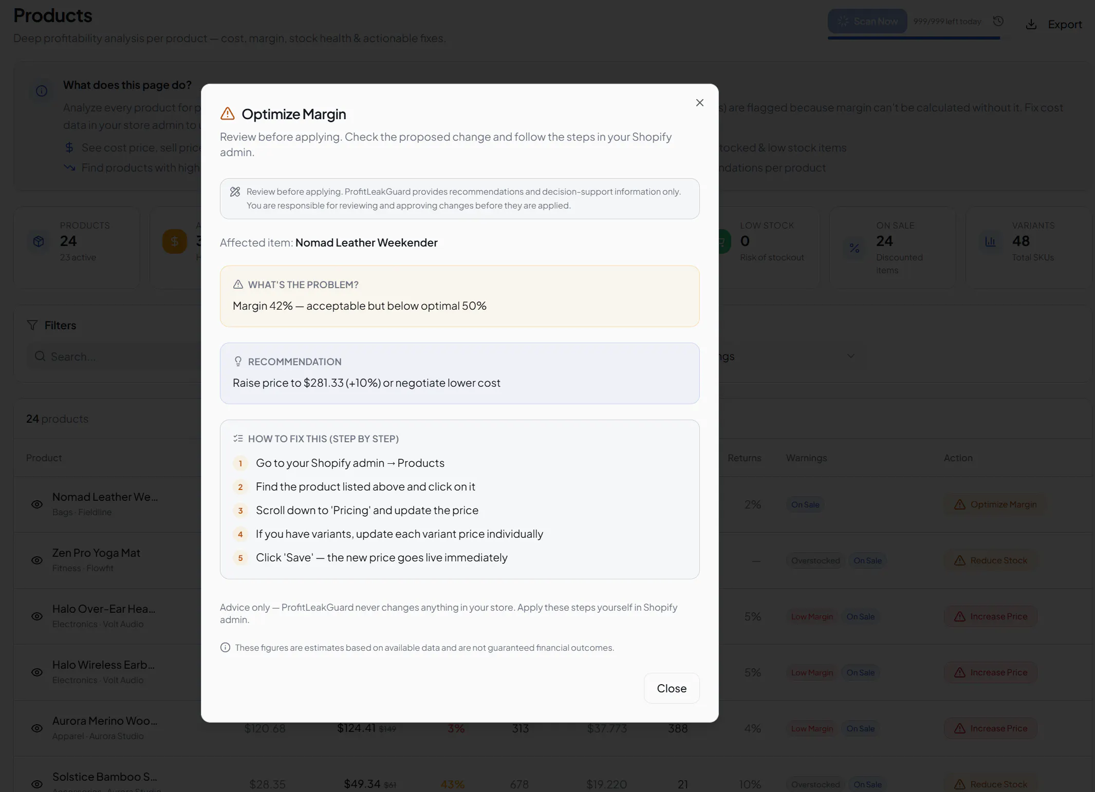 ProfitLeakGuard gallery image