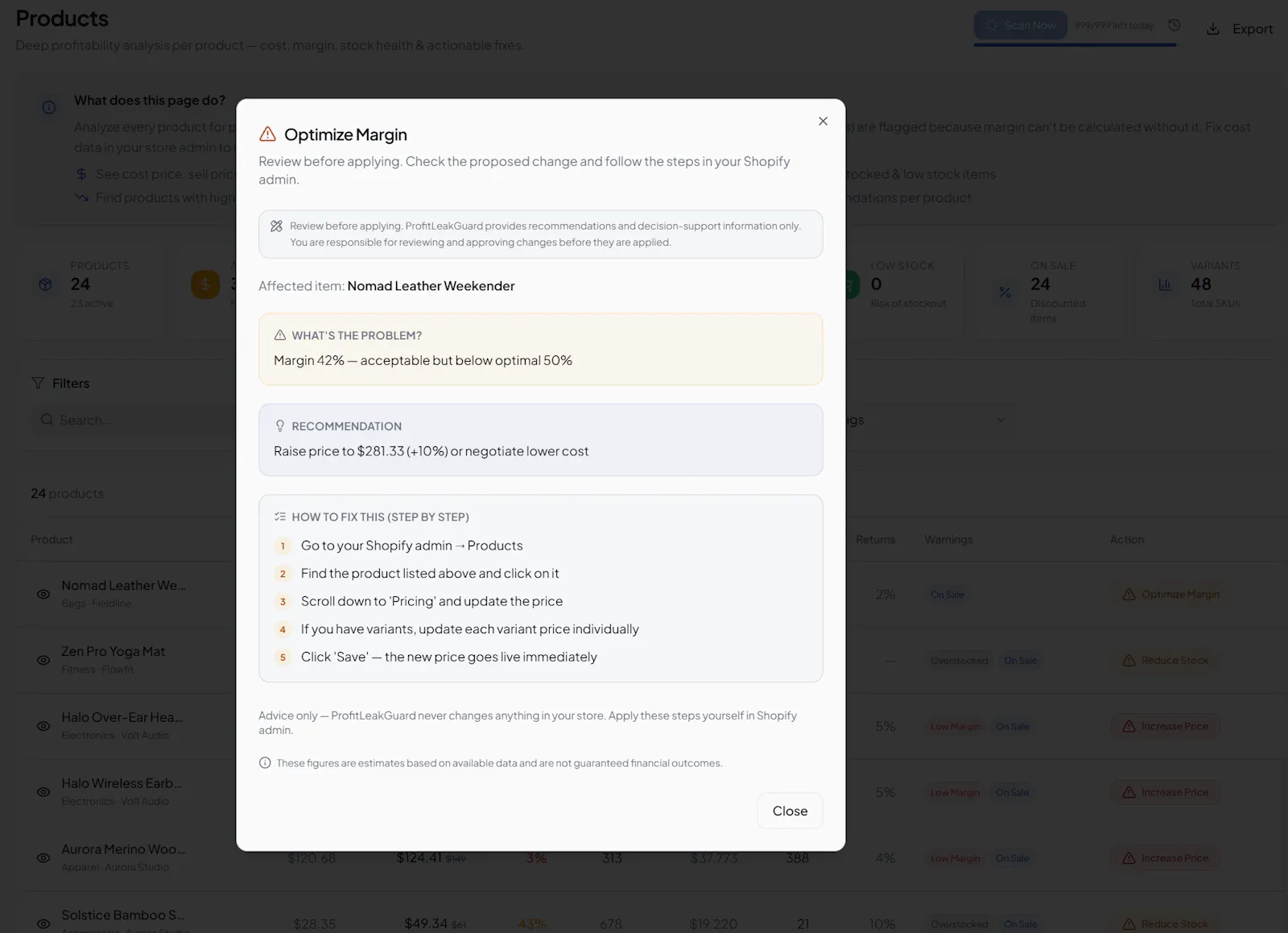 ProfitLeakGuard screenshot 8