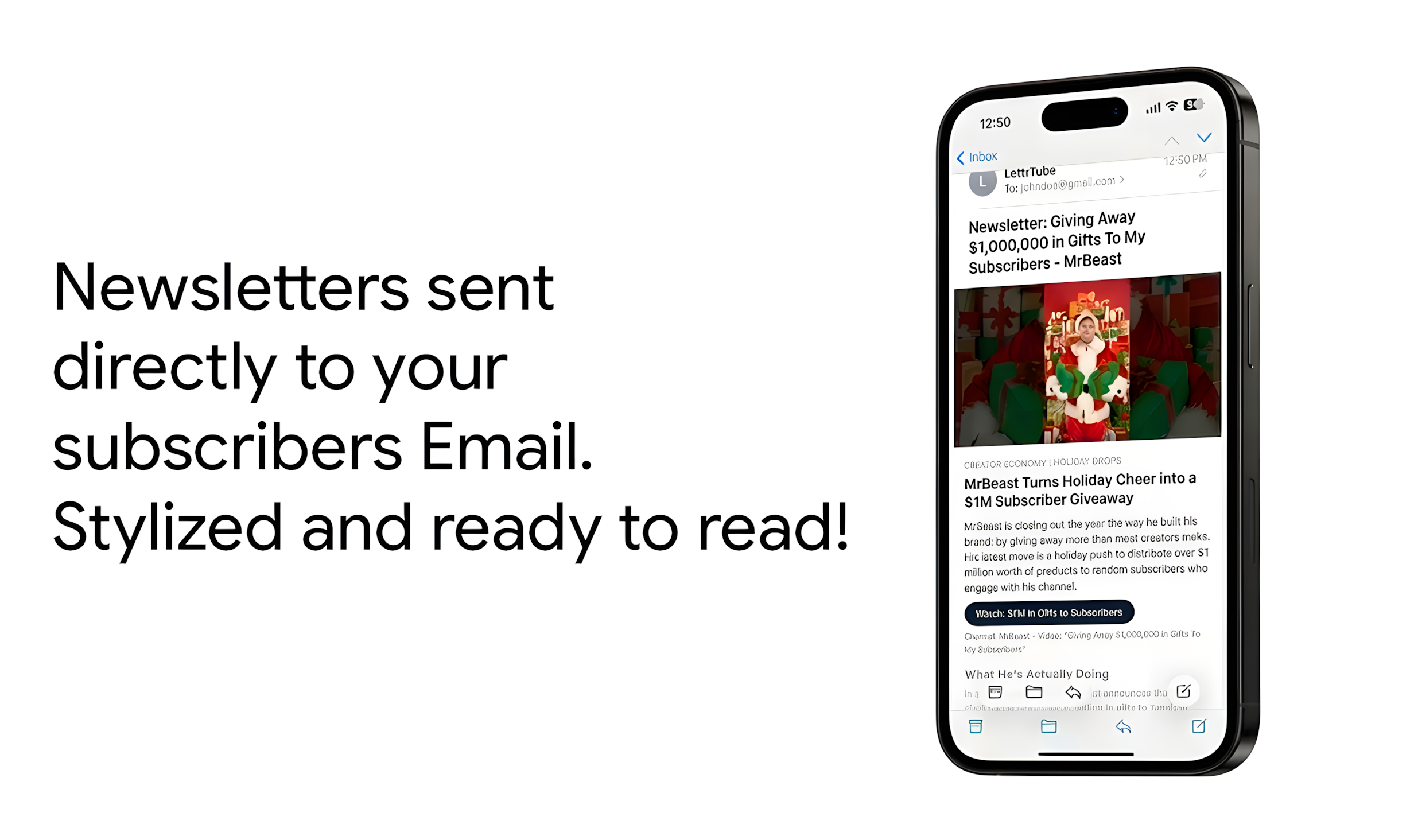 LettrTube - Screenshot 2 showing product features and functionality