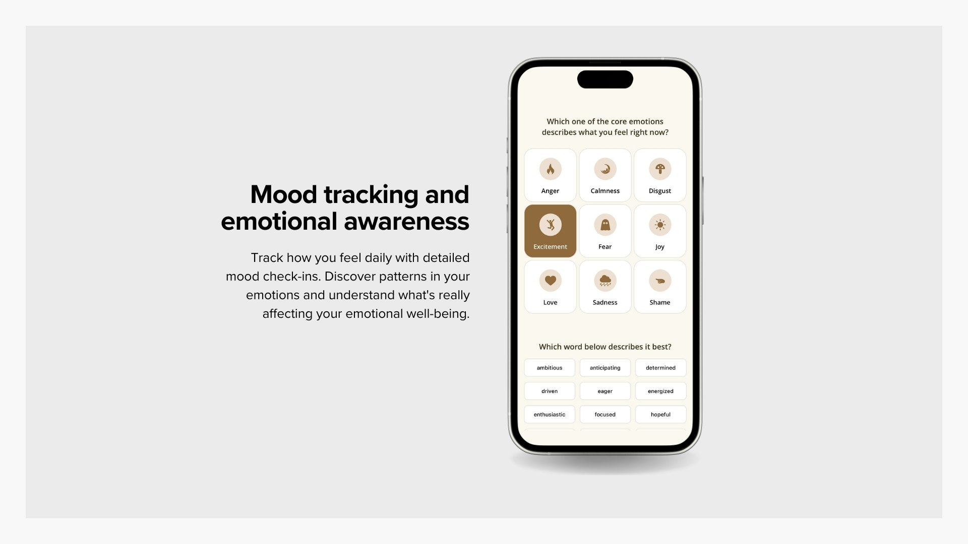 Plesso: mental health app - Screenshot 3 showing product features and functionality
