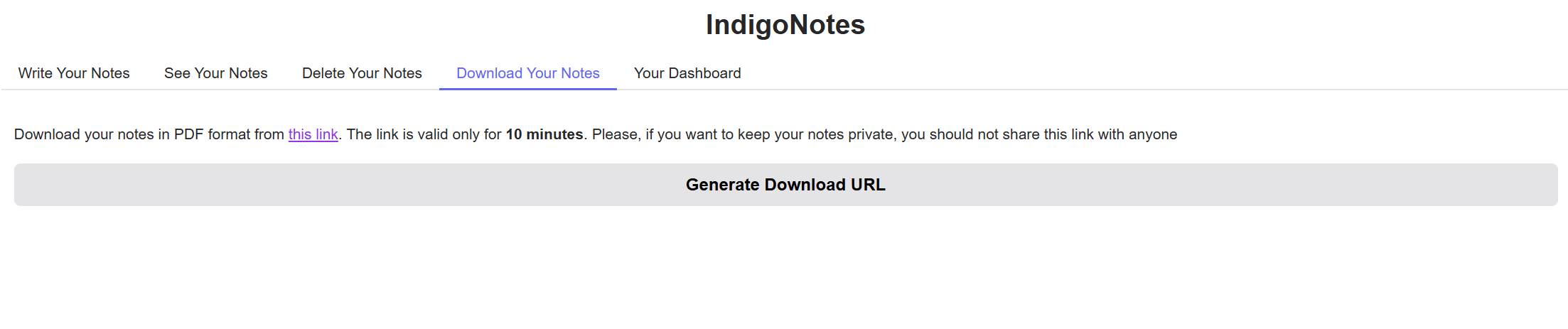 Média Indigonotes - Notes simples, sur le cloud 5