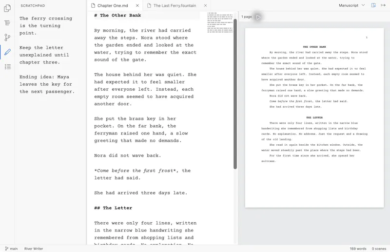 River Writer screenshot 4