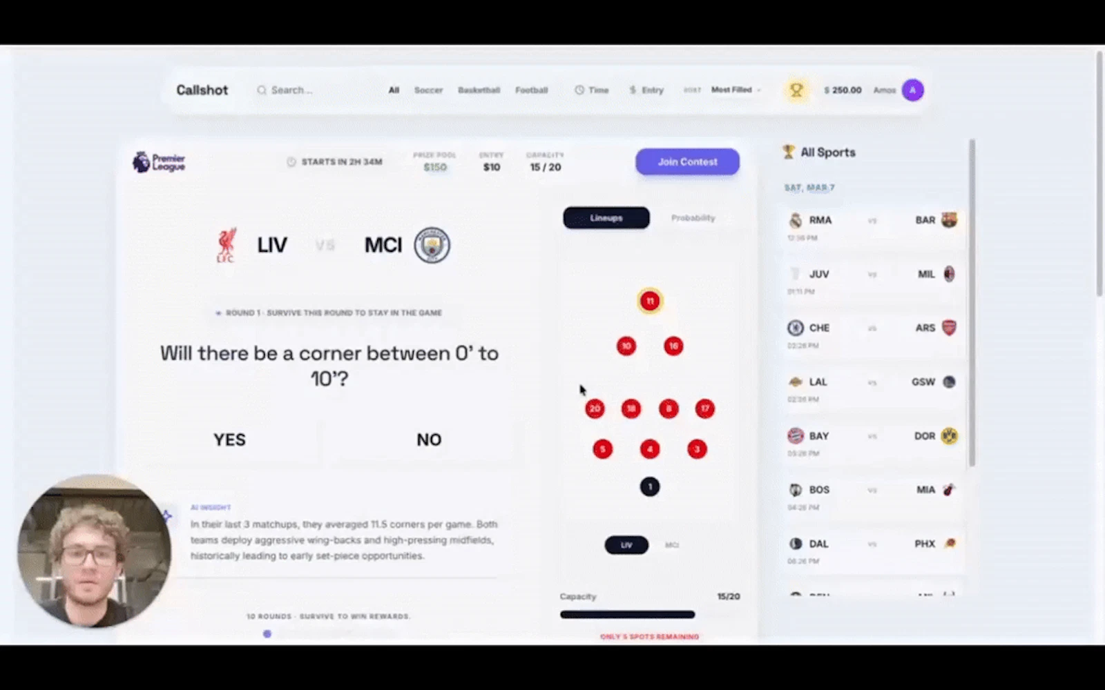 Callshot screenshot 1 (video preview)