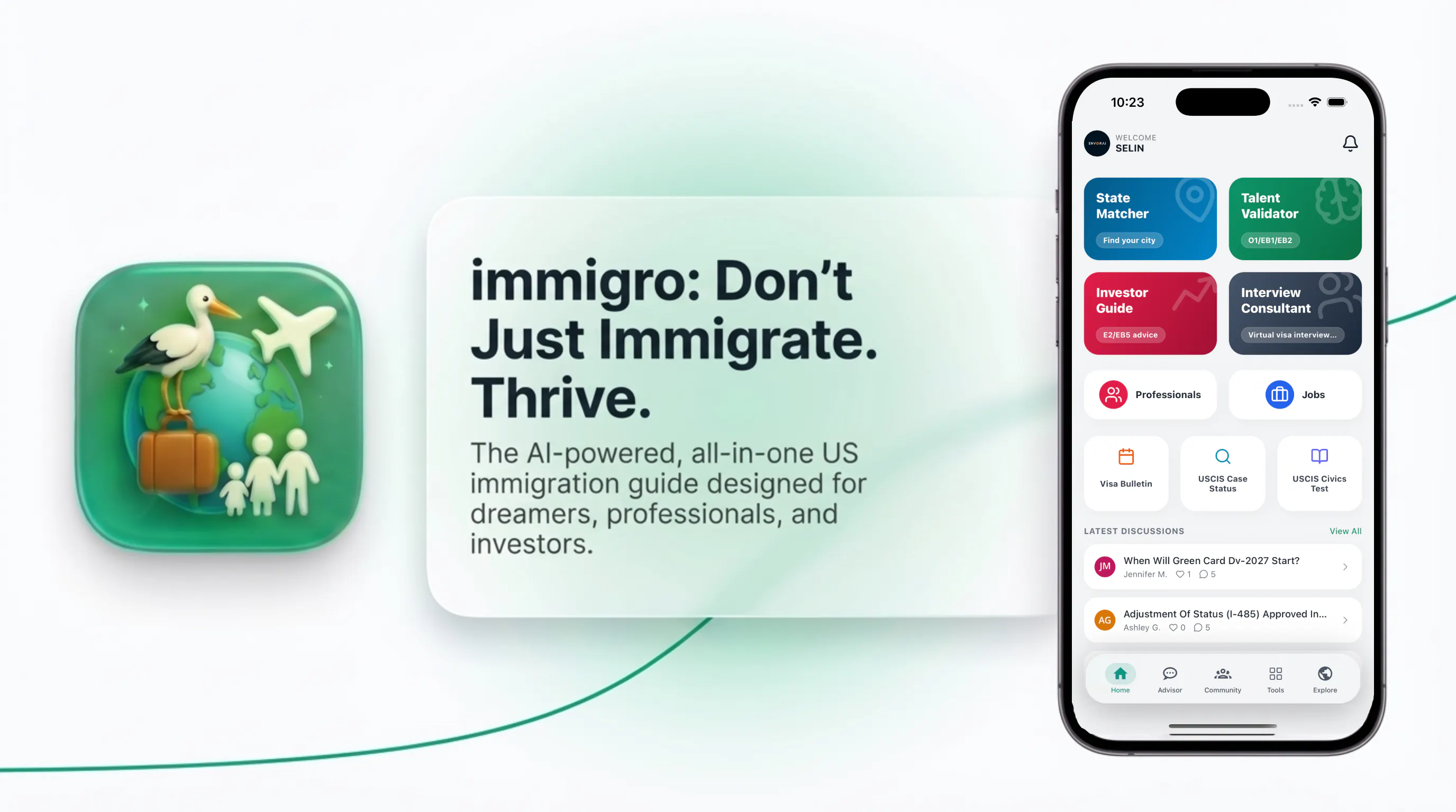 immigro 项目横幅