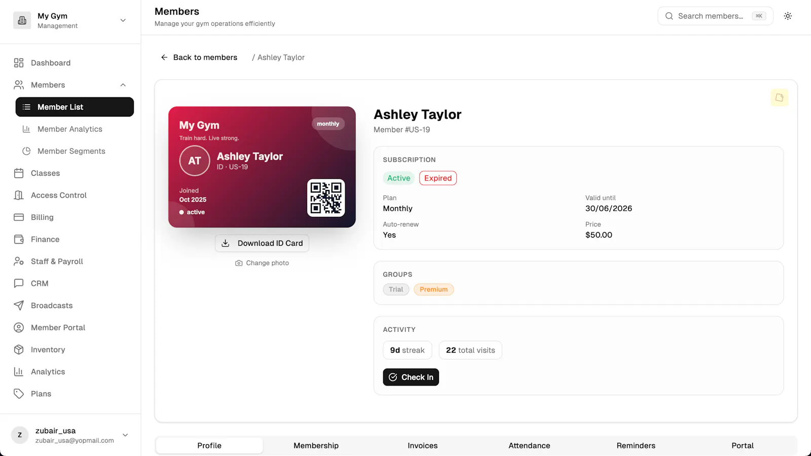Gymsly screenshot 3
