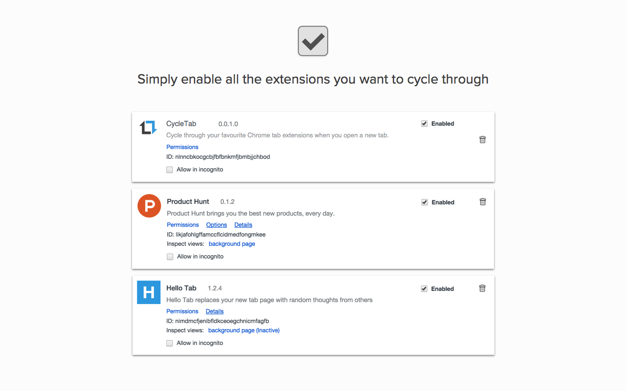 Cycle Tab gallery image