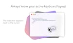 Keyla - Keyboard Indicator for MacOS image