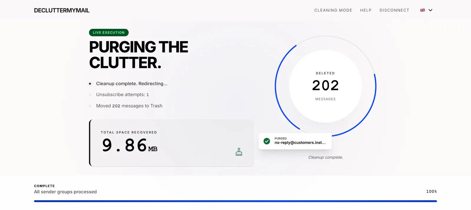 DeclutterMyMail screenshot 6