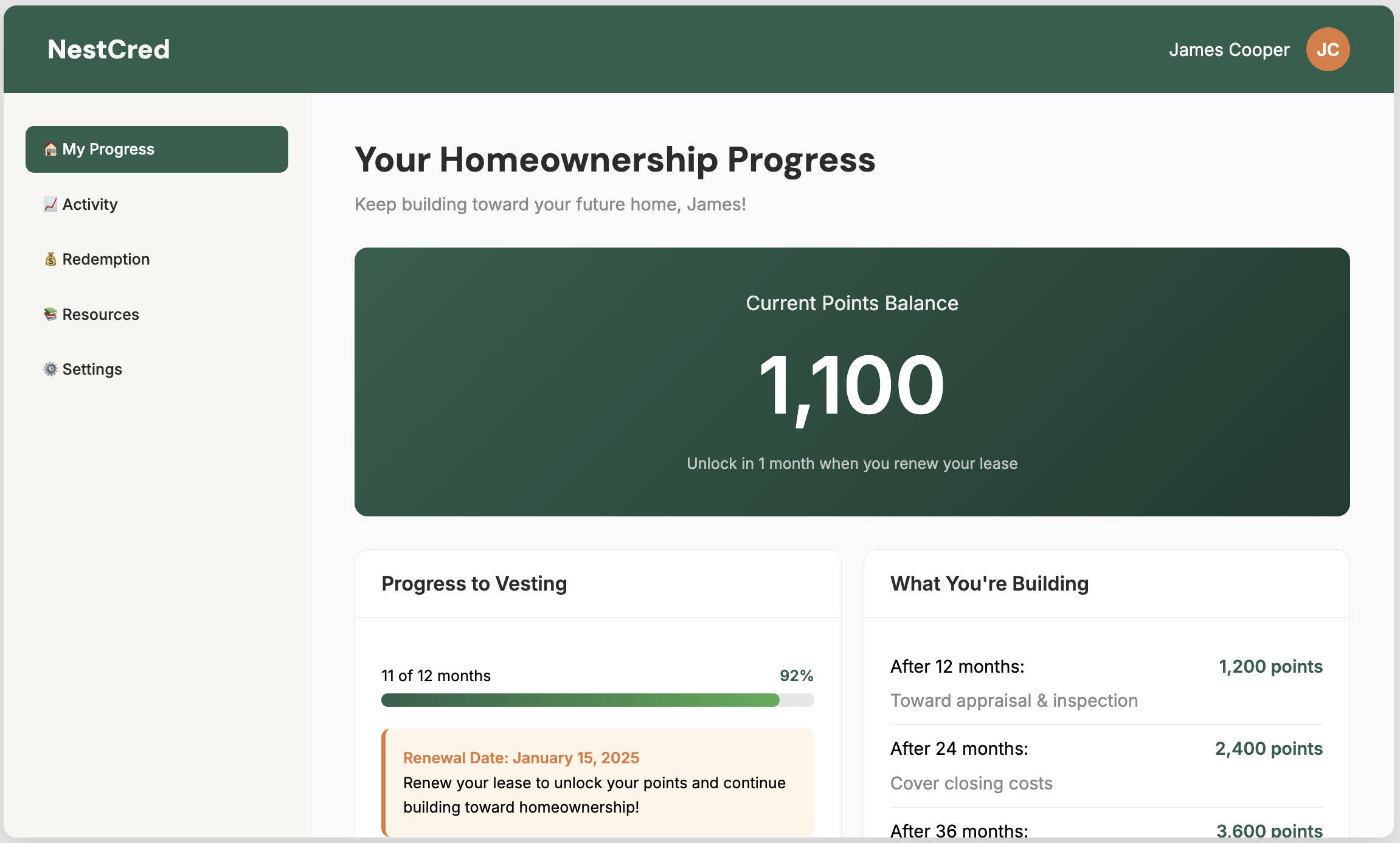 NestCred - Screenshot 3 showing product features and functionality