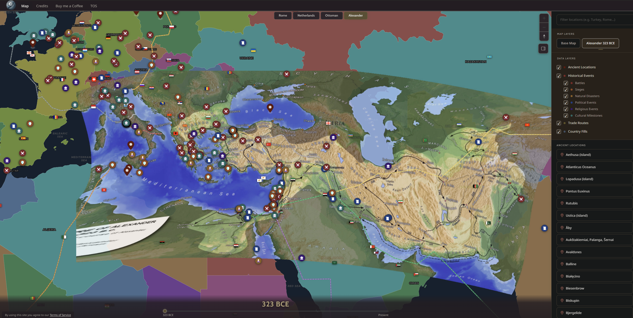 Rome Ancient Map Explorer gallery image