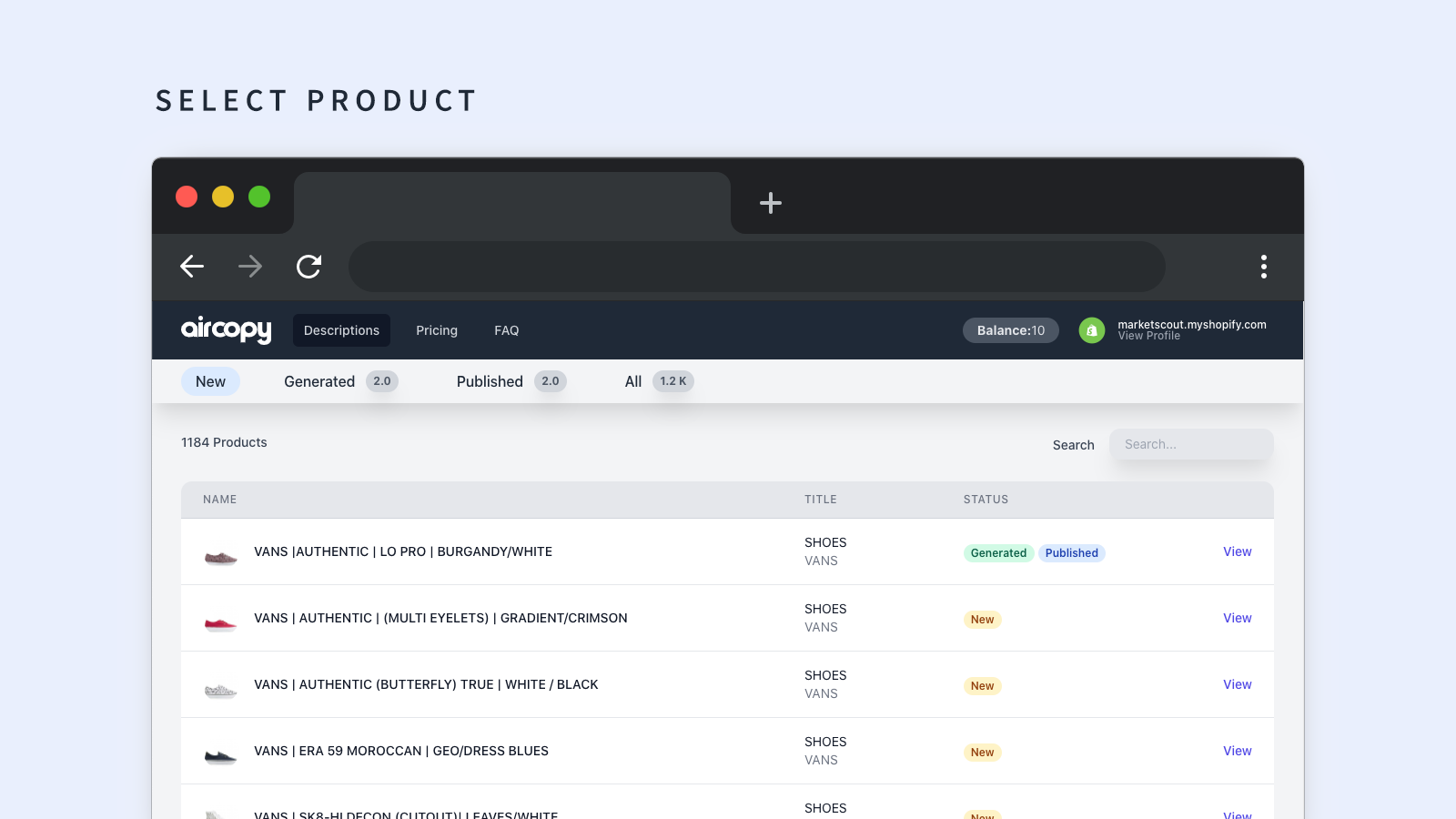 Aircopy - AI Product Descriptions gallery image