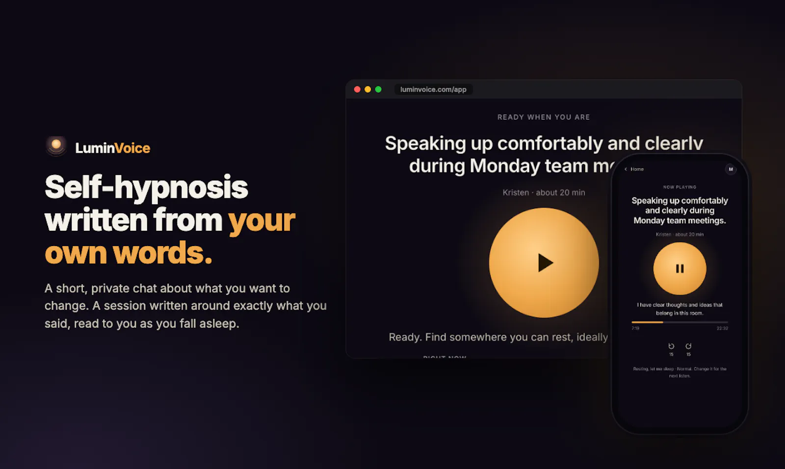 LuminVoice screenshot 2