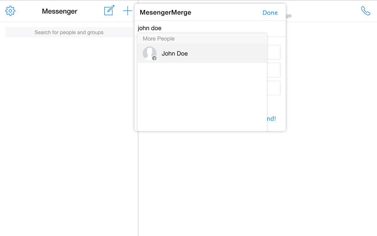 MessengerMerge gallery image