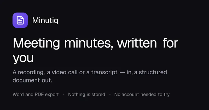 Minutiq screenshot 2
