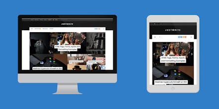JustWrite Free WordPress Theme gallery image