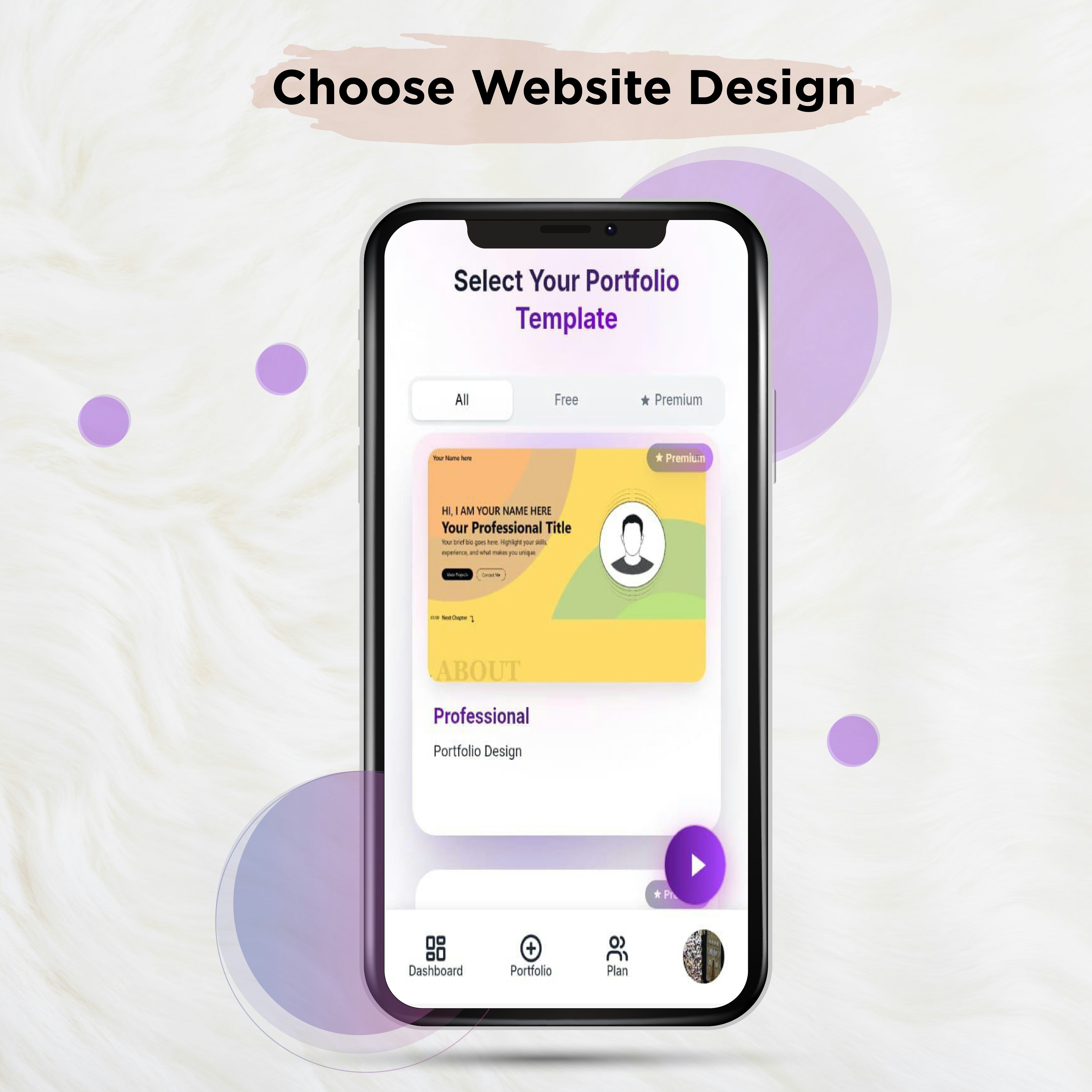 IPS: Portfolio Website Builder - Screenshot 3 showing product features and functionality
