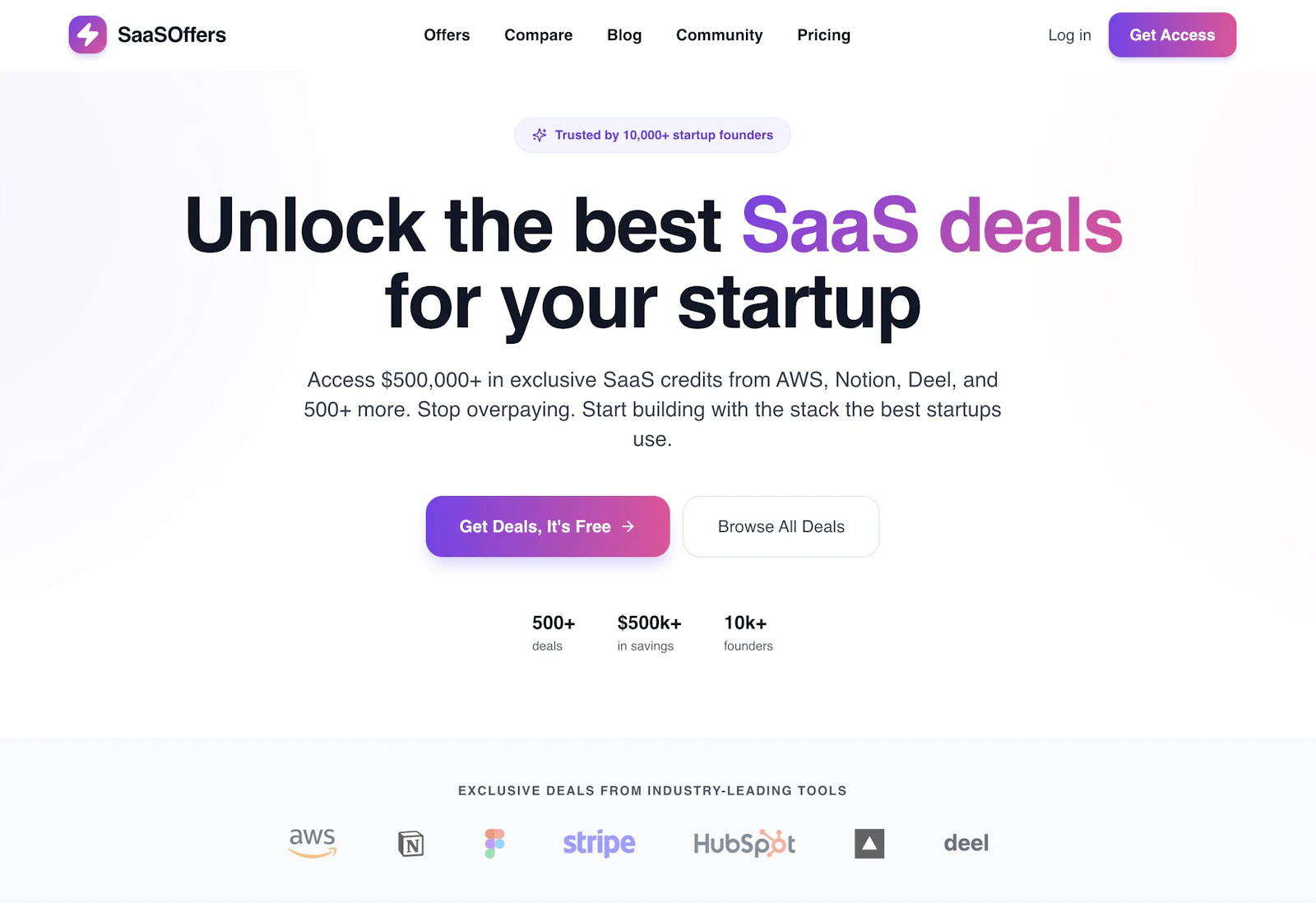 SaaSOffers screenshot 1