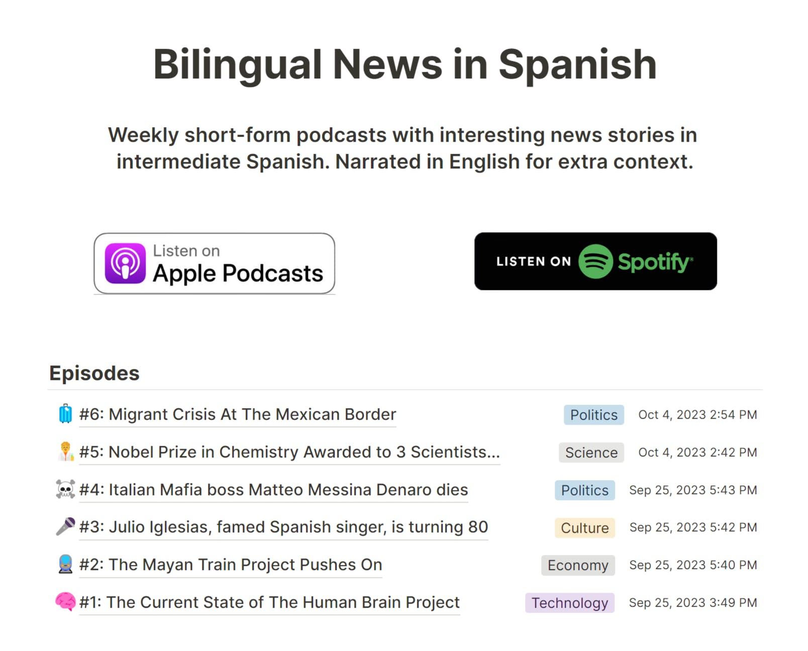 Bilingual News in Spanish media 1