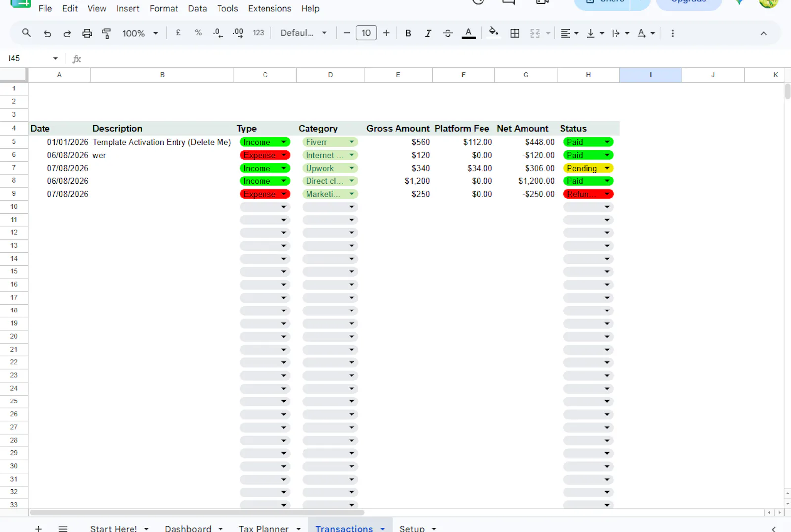 Freelance & Agency Financial OS screenshot 6
