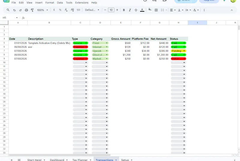 Freelance & Agency Financial OS screenshot 6
