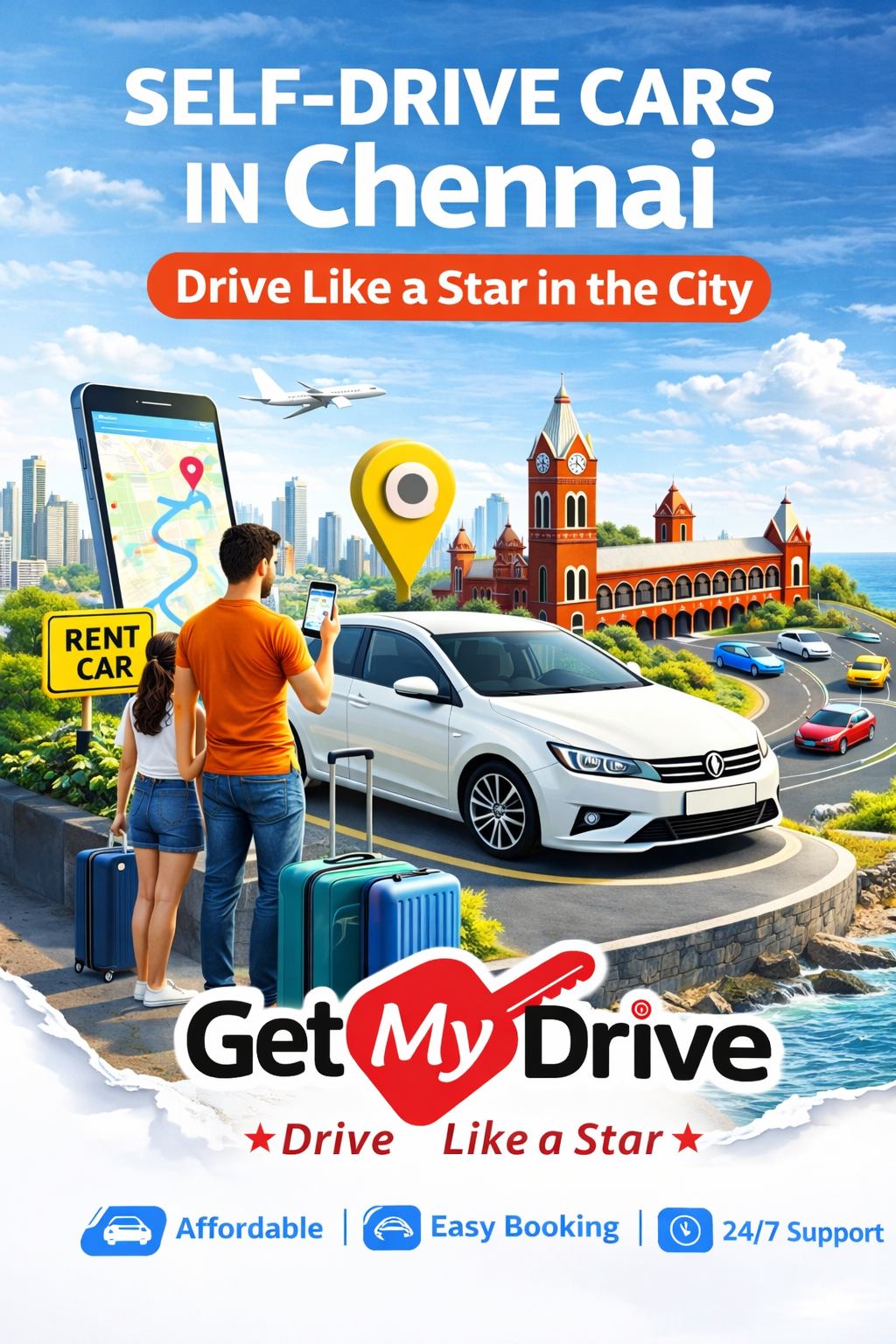 Best self drive cars in Chennai 