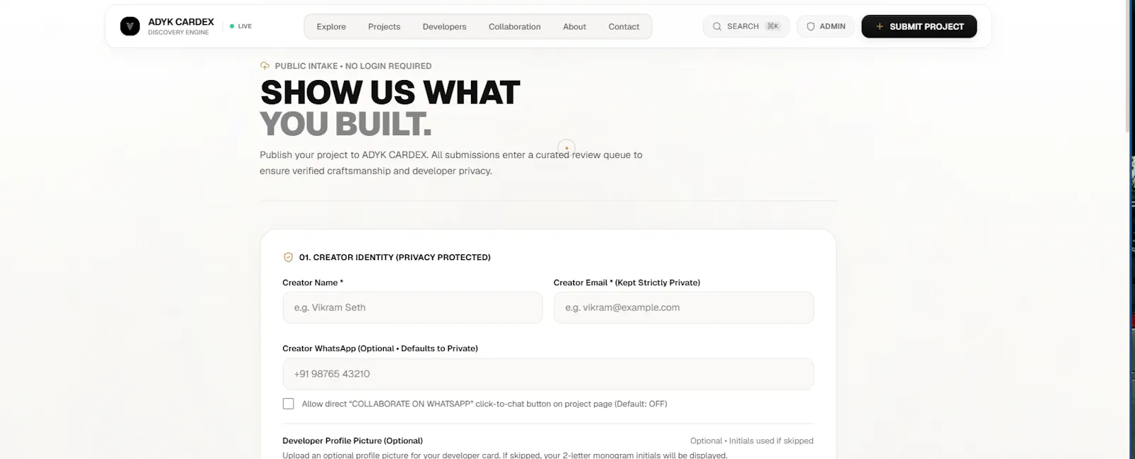 ADYK CARDEX screenshot 4