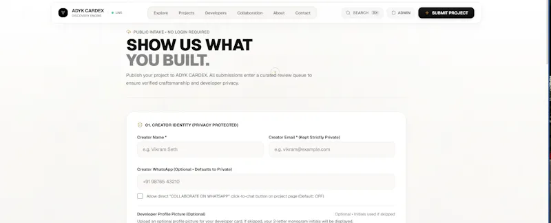 ADYK CARDEX screenshot 4