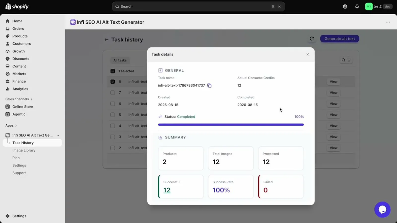 Infi SEO AI Alt Text Generator screenshot 1 (video preview)