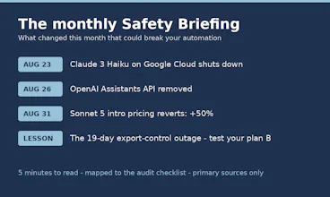 AI Automation Safety Briefing gallery image
