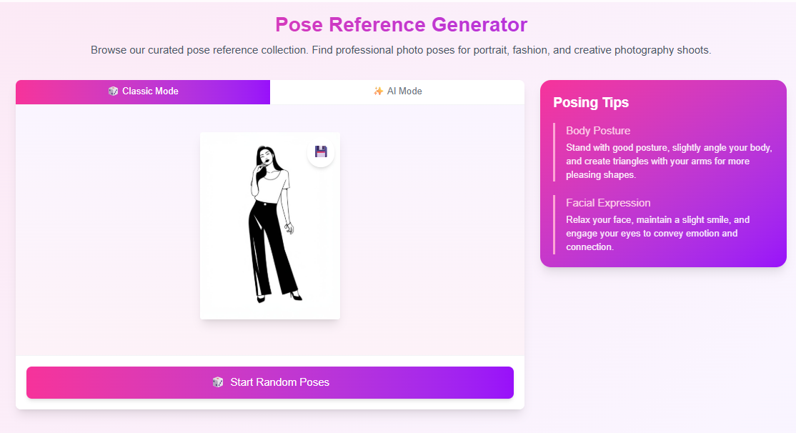 PoseGeni - Generate perfect poses instantly with AI मीडिया 2