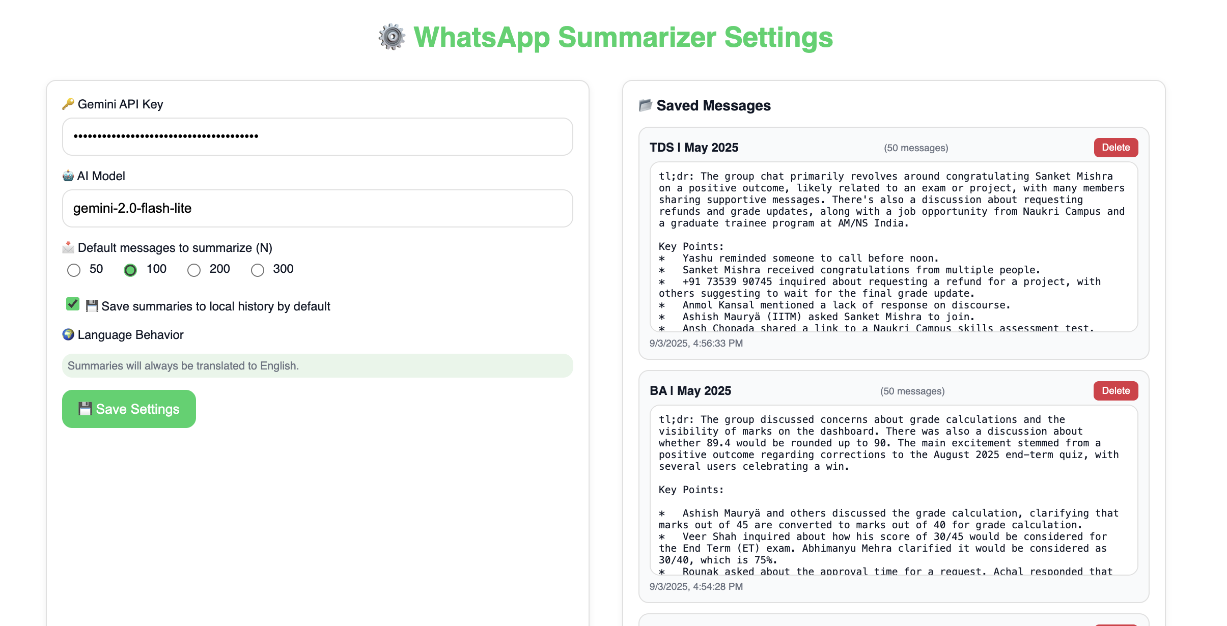WA Chat/Group Summazer - Il modo più veloce per recuperare le chat di gruppo. media 3