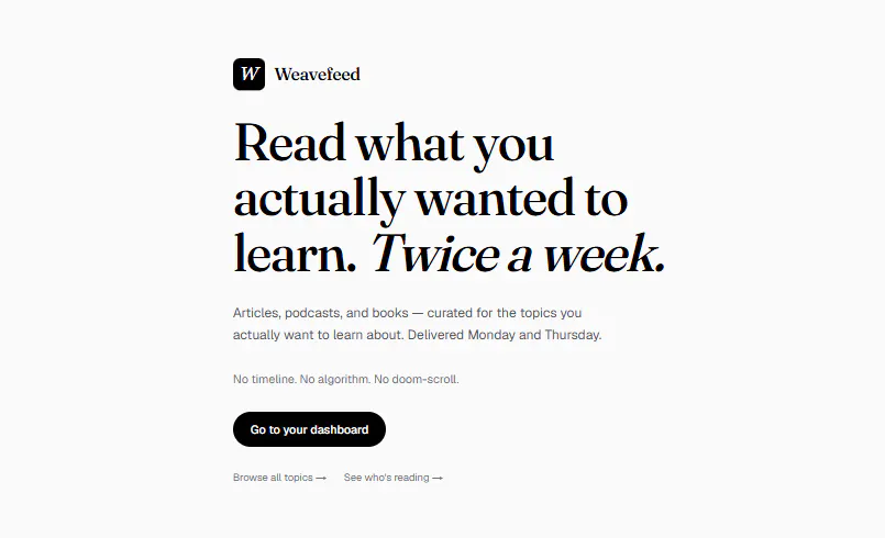Weavefeed gallery image