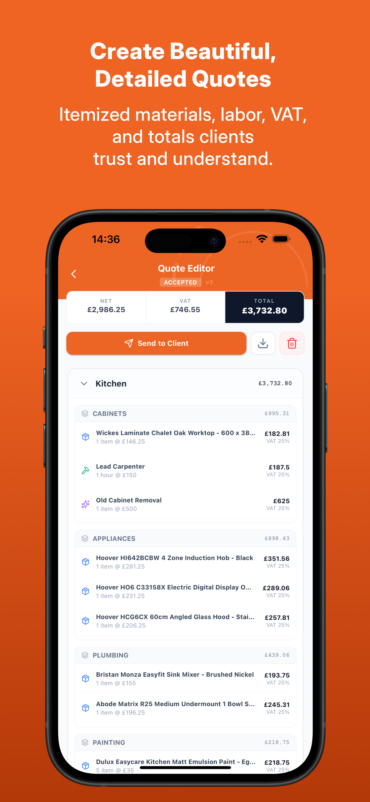 BuiltUp.io - Screenshot 2 showing product features and functionality