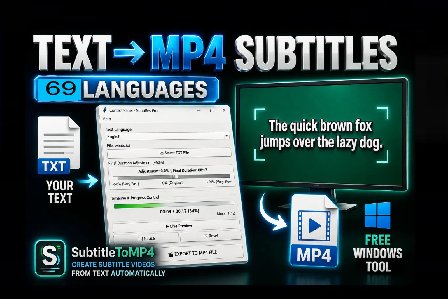GABRIEL'S WORK Text to Subtitles
