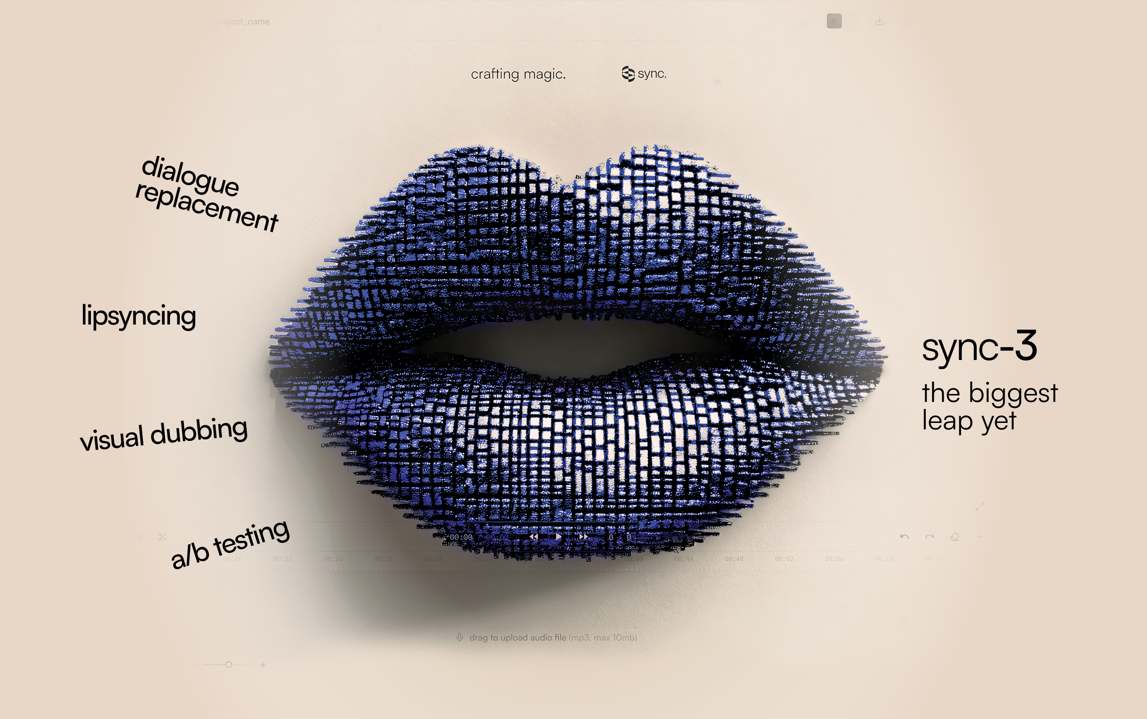 sync-3: Studio-grade AI lipsync and visual dubbing | Product Hunt