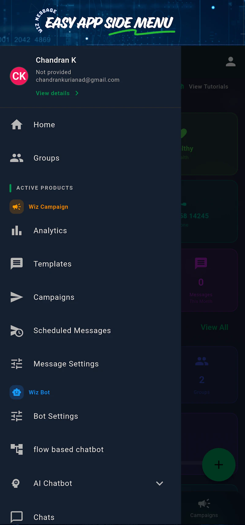 WizMessage  screenshot 2