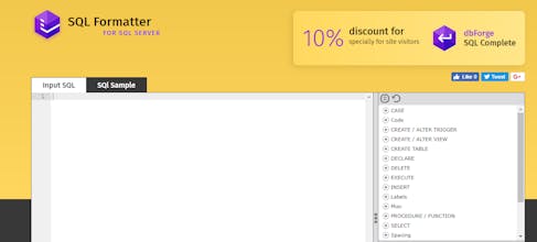 SQL Formatter for SQL Server gallery image
