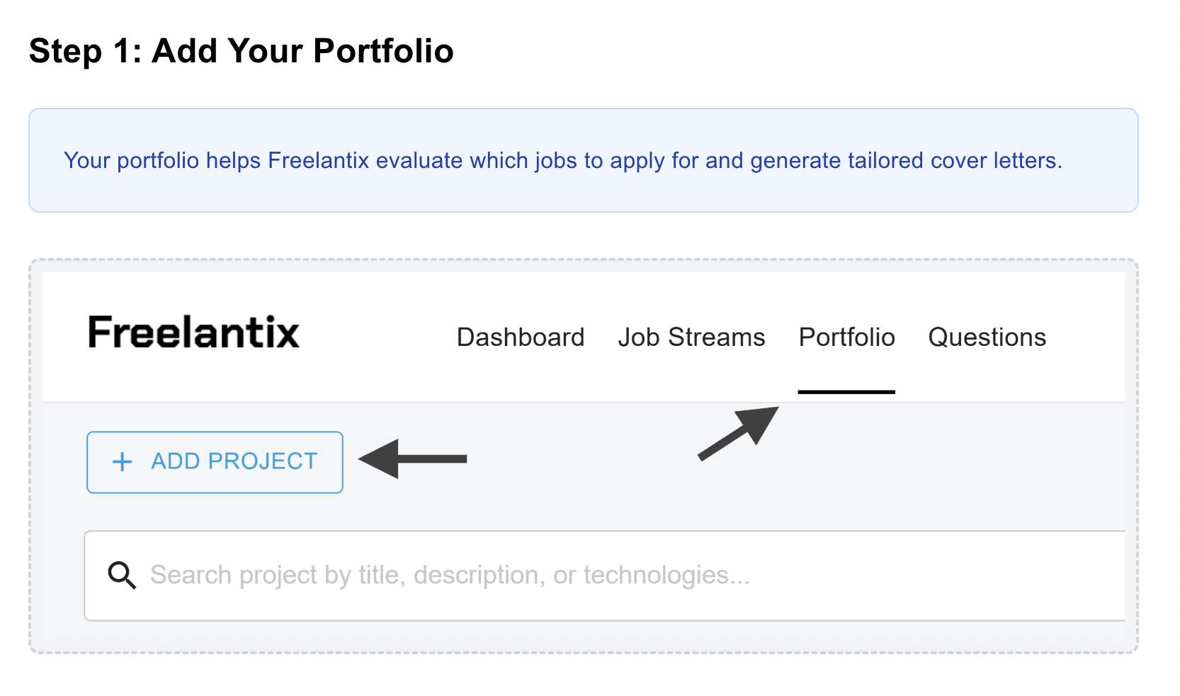 Freelantix - Main screenshot showing features and interface