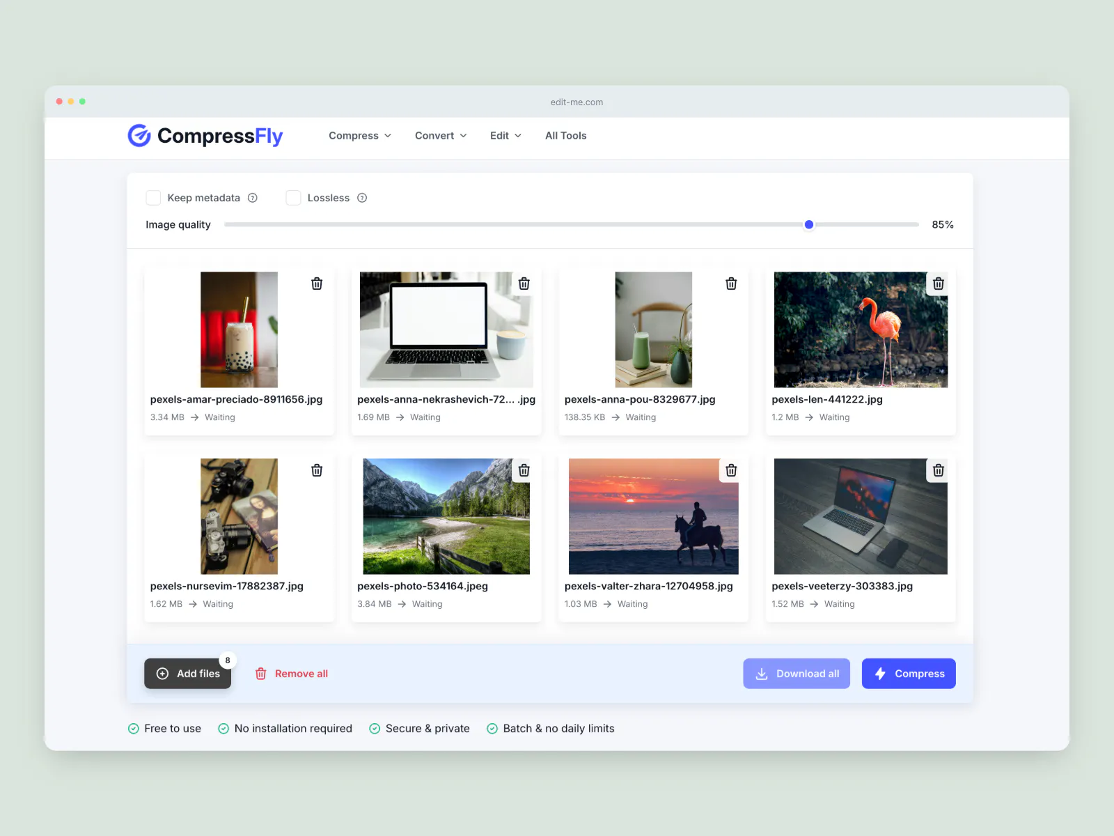 CompressFly gallery image