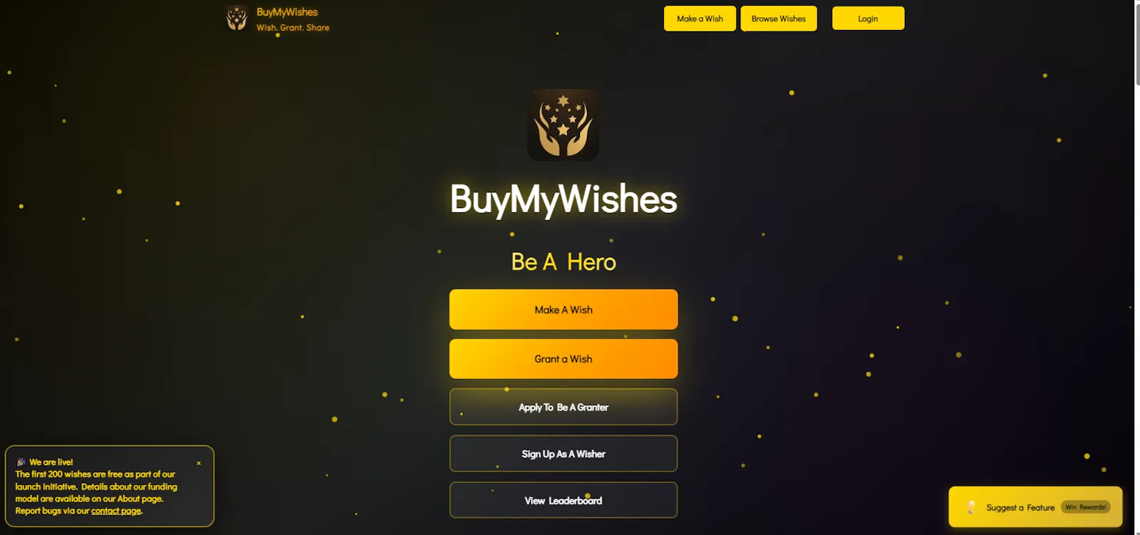 BuyMyWishes screenshot 2
