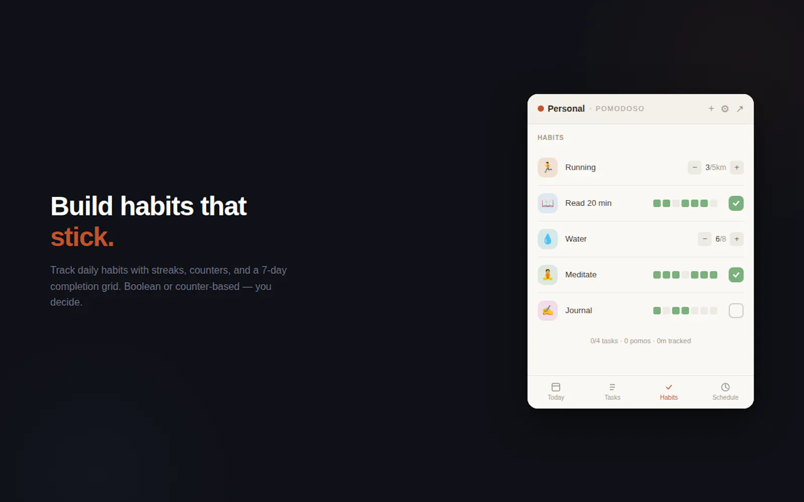 Pomodoso screenshot 2