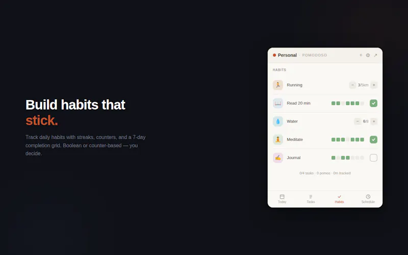 Pomodoso screenshot 2