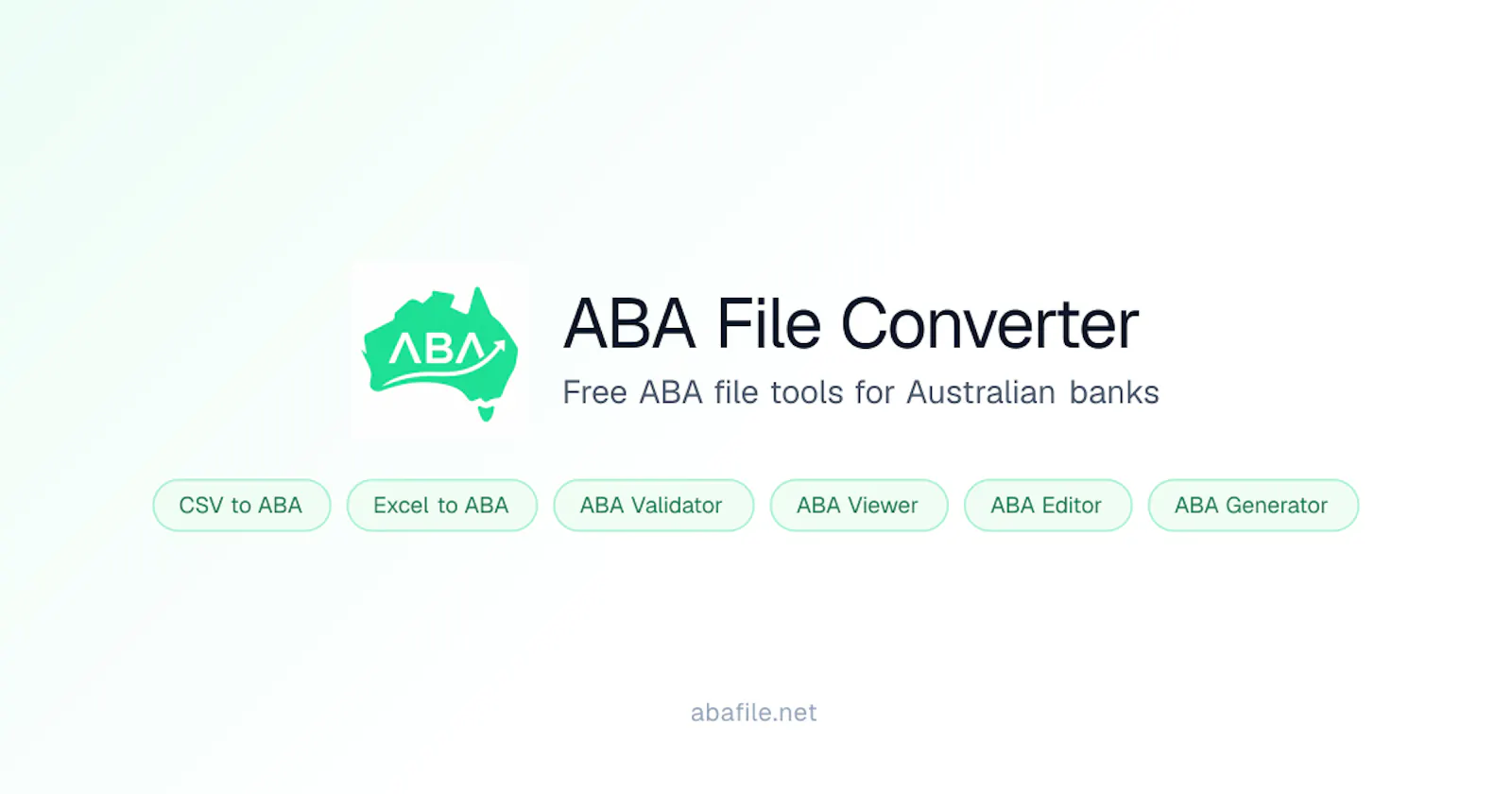 ABA File Converter screenshot 1