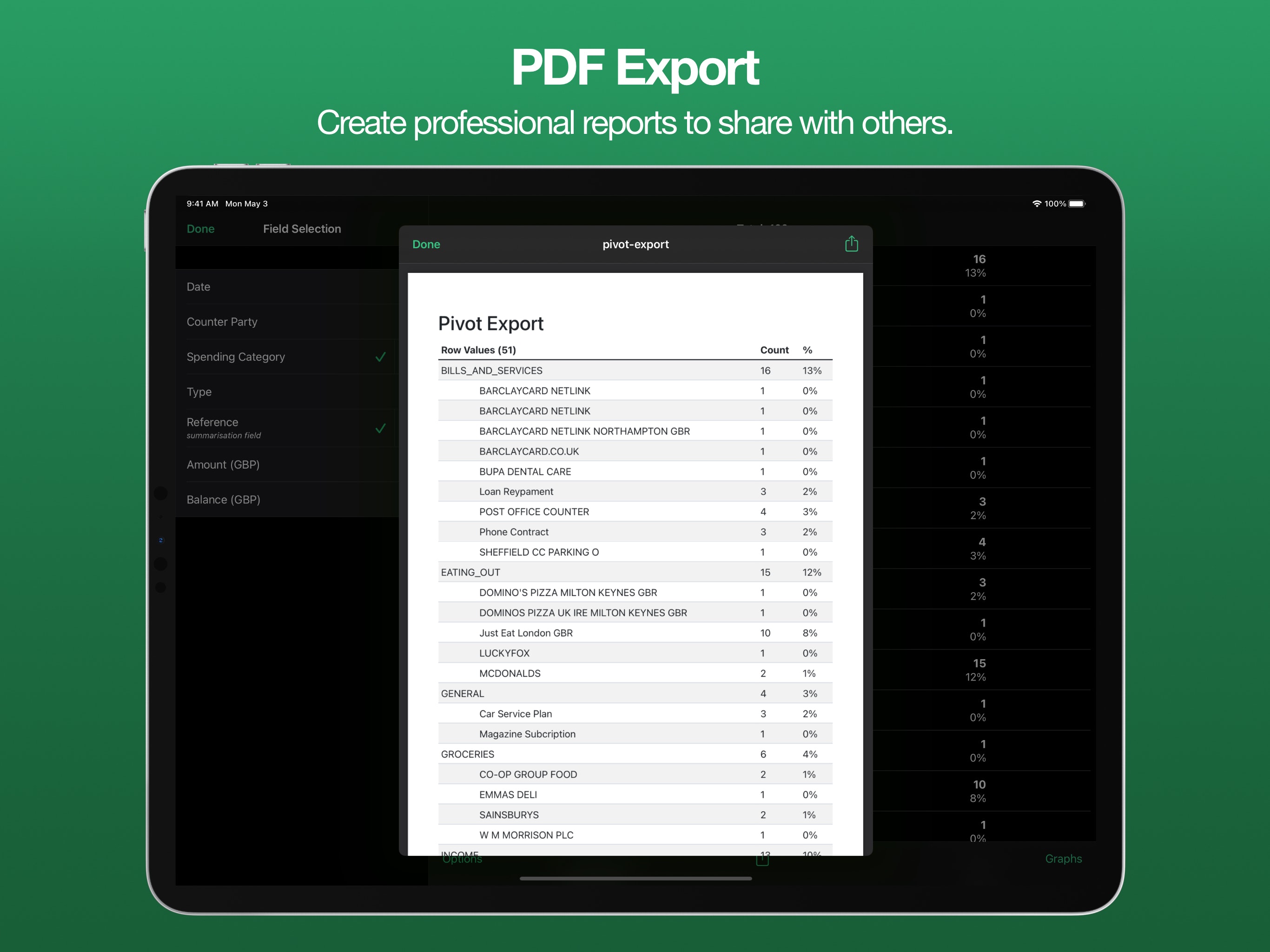 Pivot App Pivot tables on your iPhone and iPad Product Hunt
