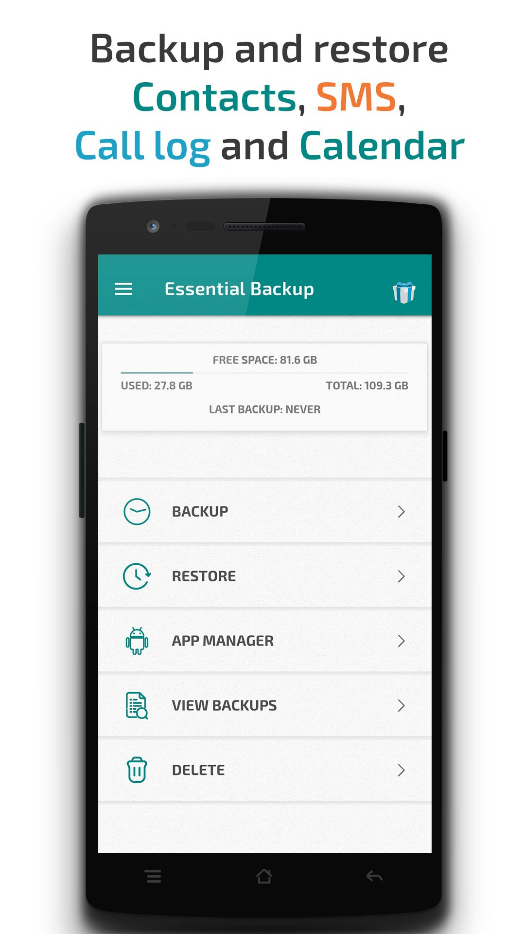 Essential Backup media 1
