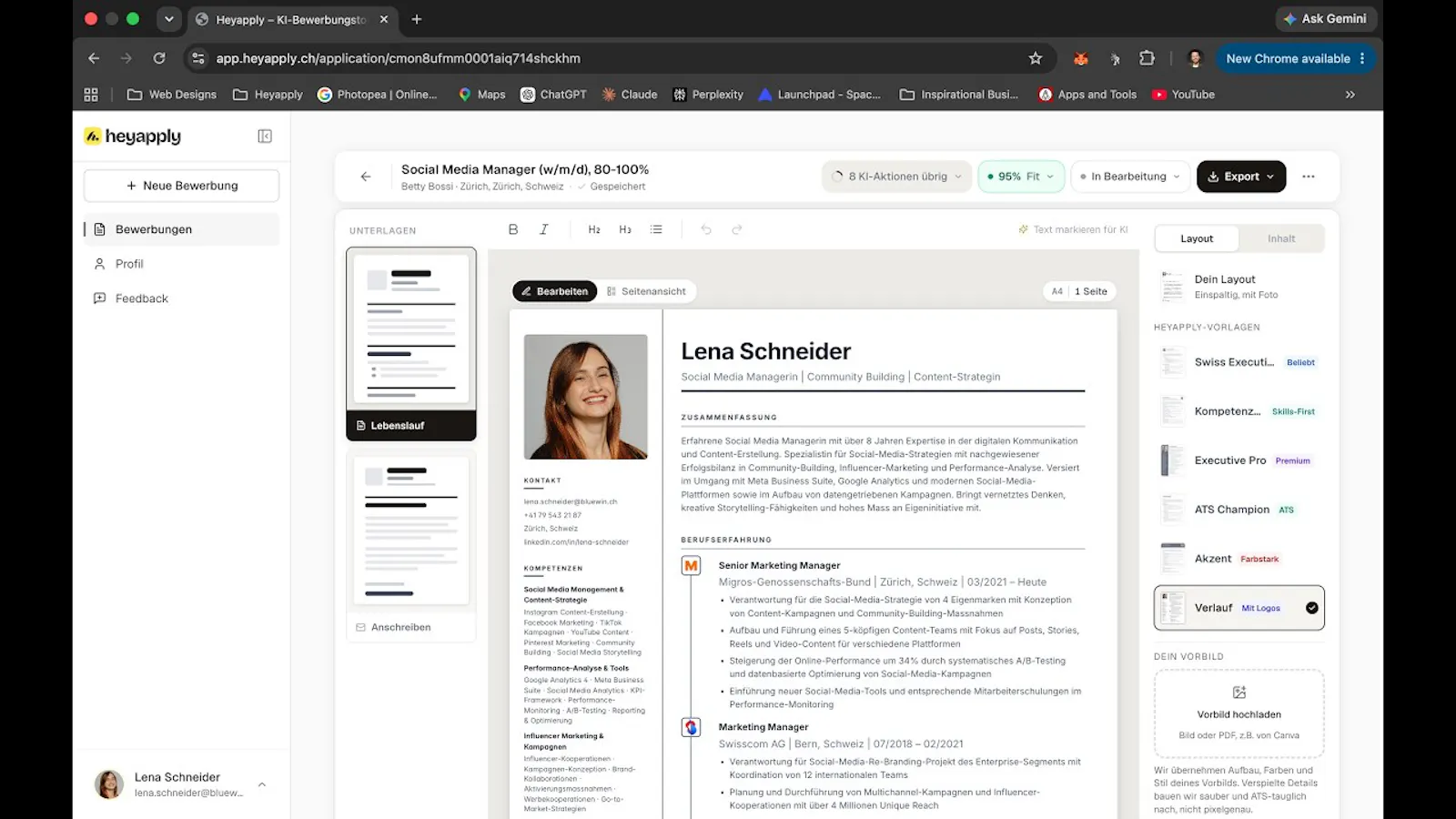 Heyapply screenshot 1 (video preview)